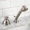Kingston Brass KSK3358PLTR Transfer Valve Set For Roman Tub Filler, Brushed Nickel KSK3358PLTR - alternate 5